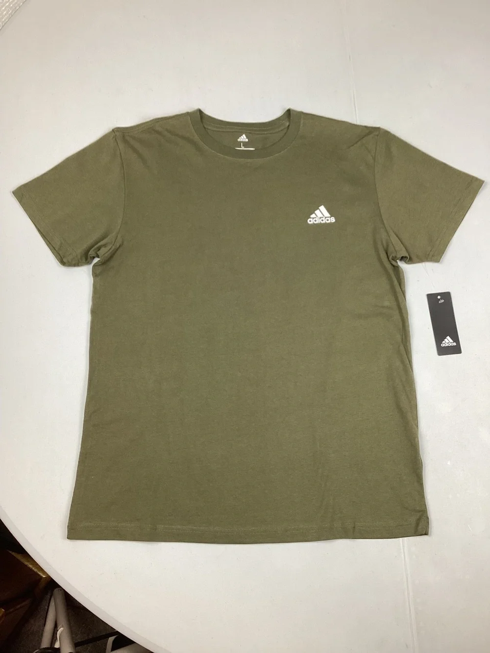 Adidas Golf Men’s Cotton Short Sleeve T-Shirt Tee Green Large NEW! Retail $25.